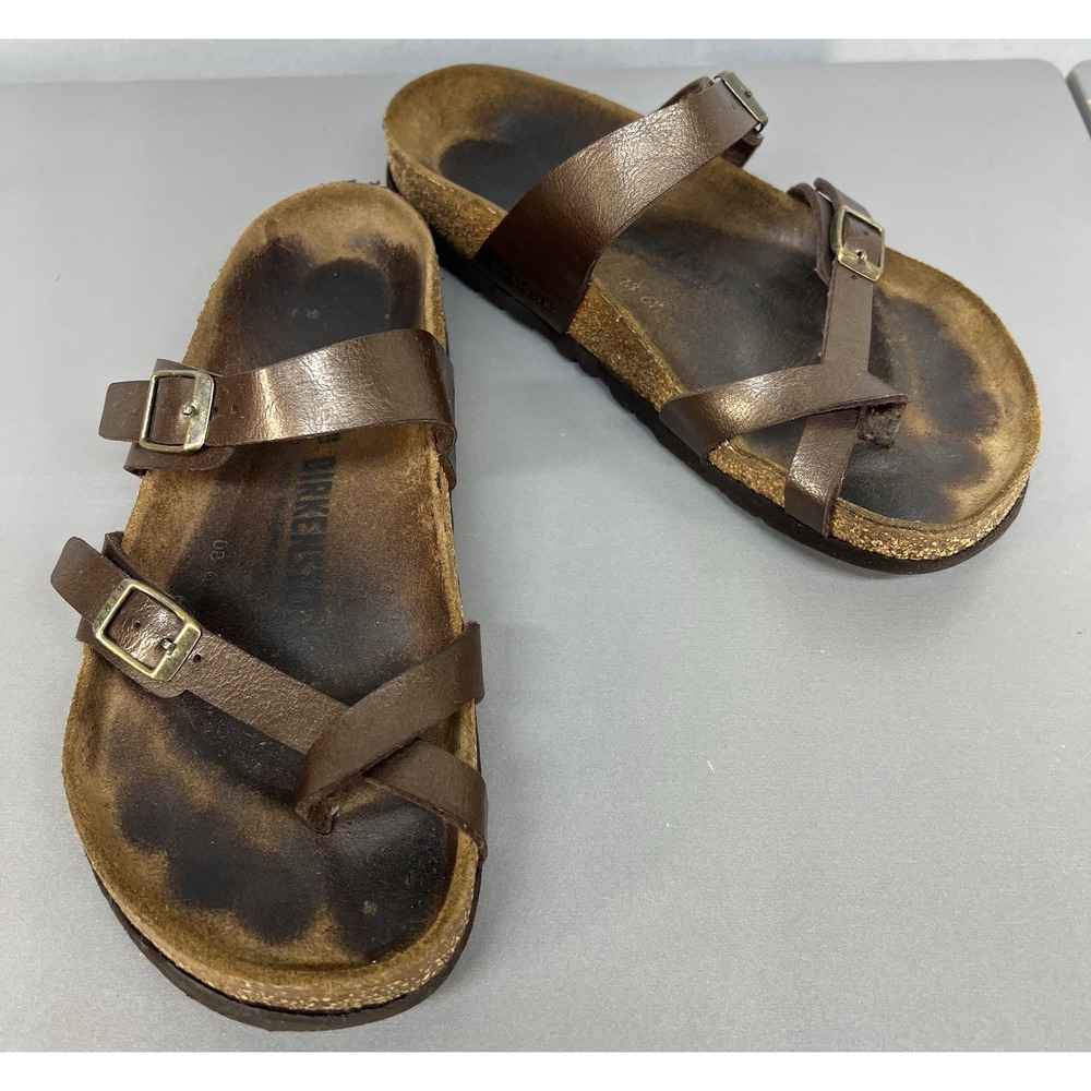 Birkenstock Womens Mayari Birko-Flor Thong Sandals Black Size 38 Regular - Picture 4 of 10
